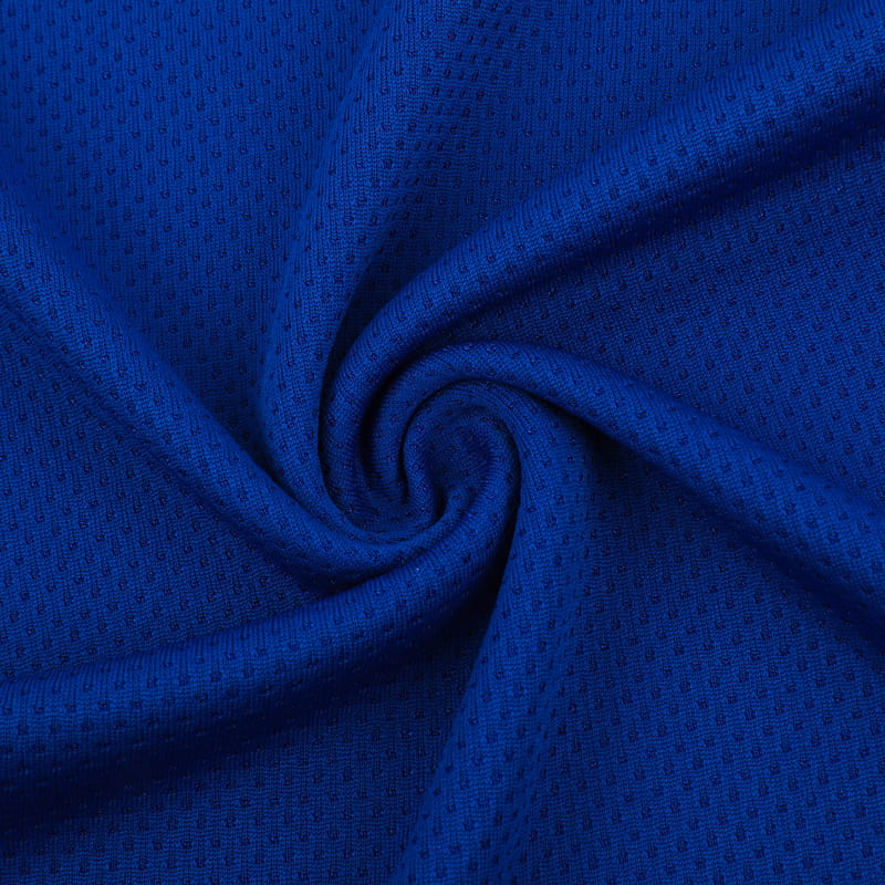 Tissu tricoté circulaire en maille brillante en polyester de sport