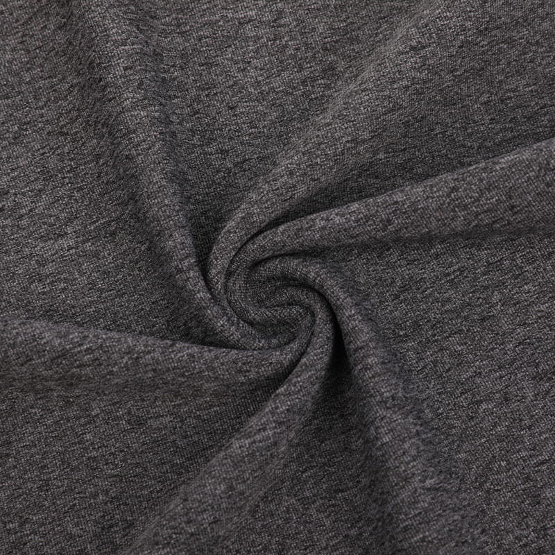 Tissu Interlock Cationic Polyester Spandex Melange