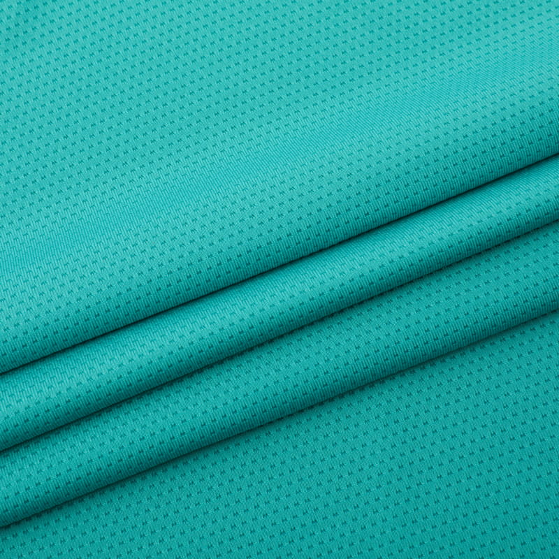 Tissu tricoté en jersey à mailles extensibles en poly spandex