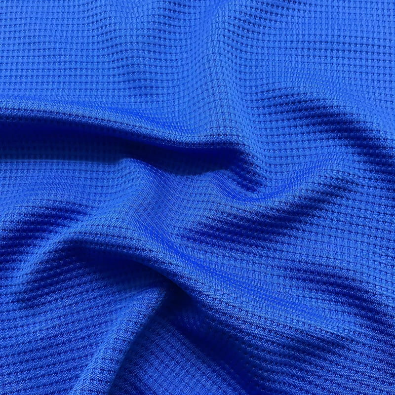 Tricot gaufré 100 % polyester recyclé